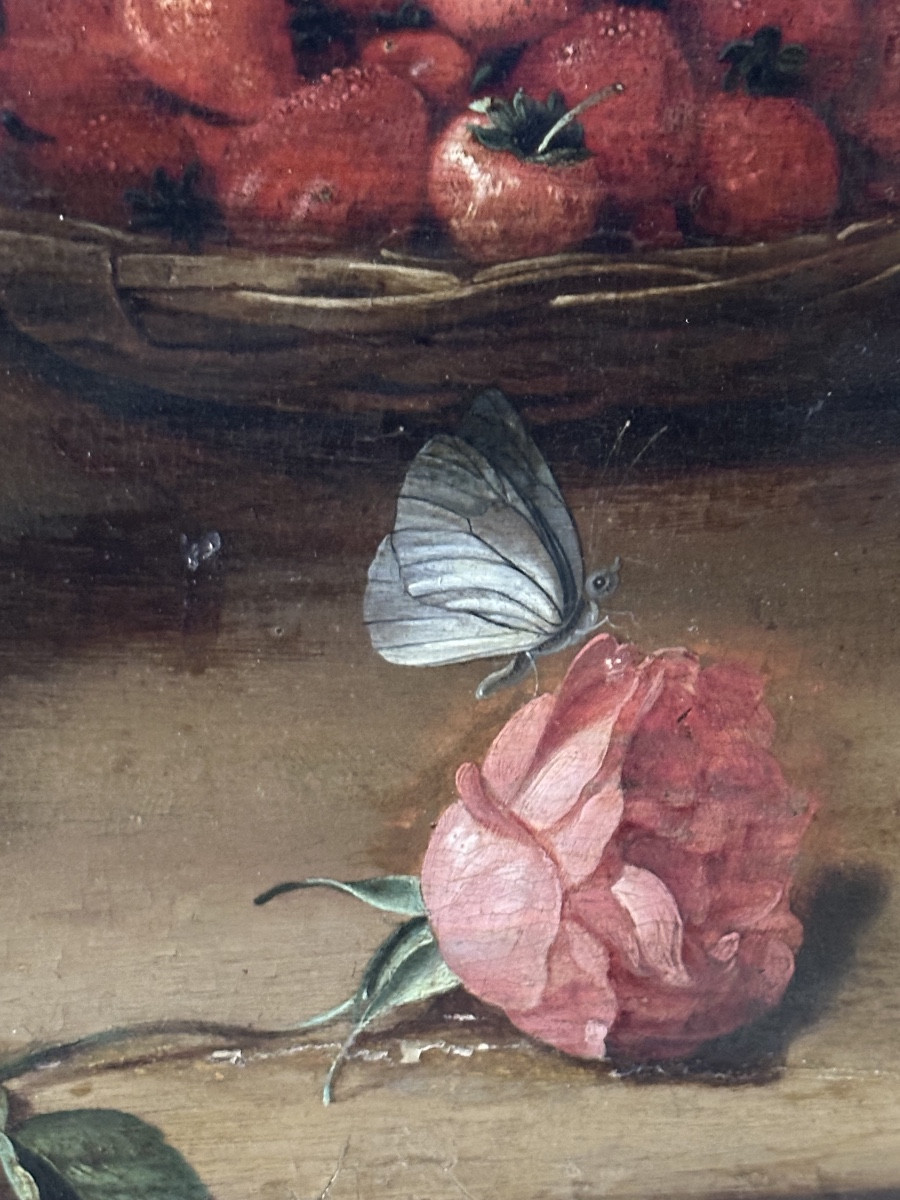 Nature morte au papillon par Frans Ijkens 1601-1693-photo-4
