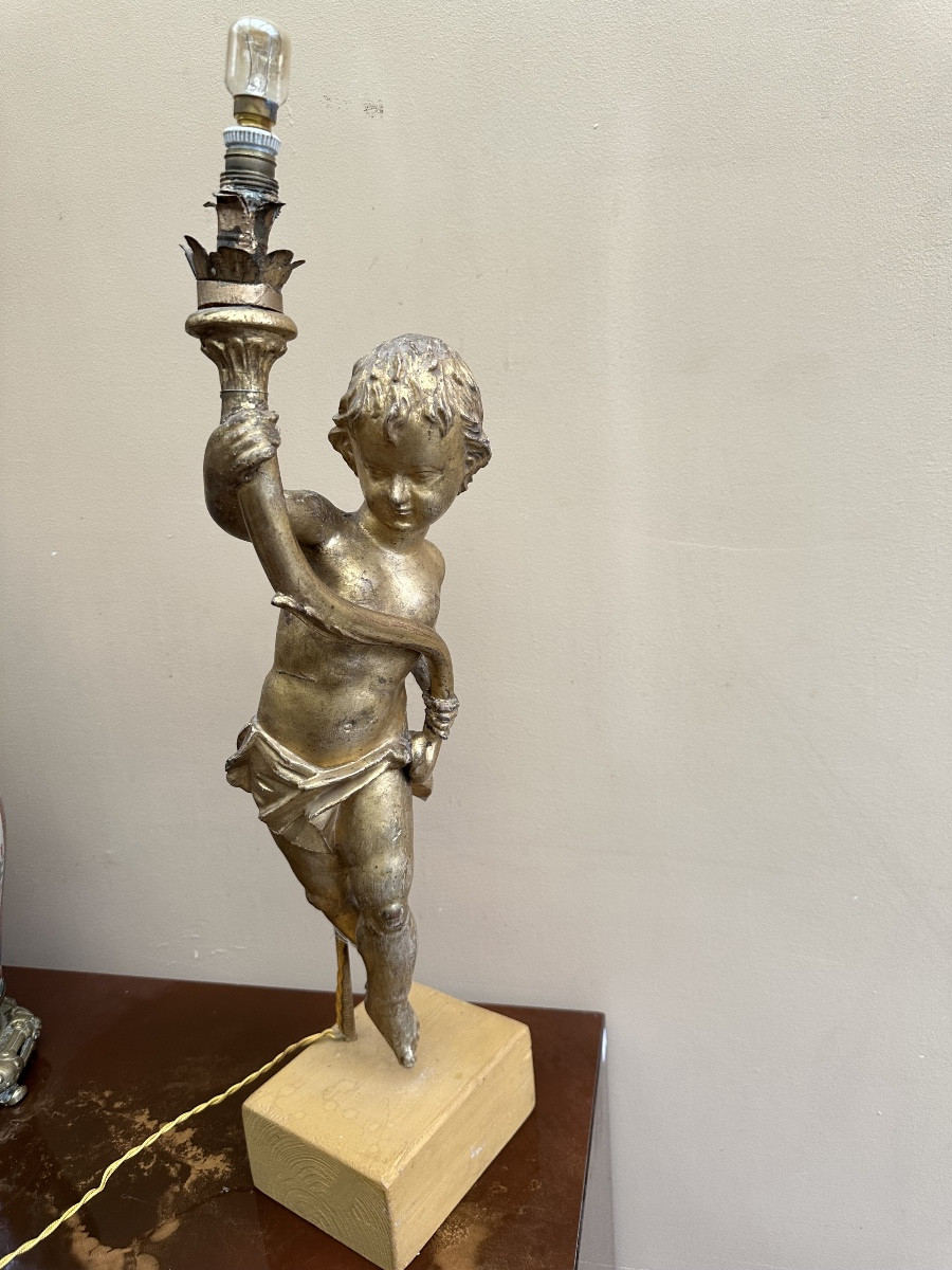 Amour en bois doré italie 18eme