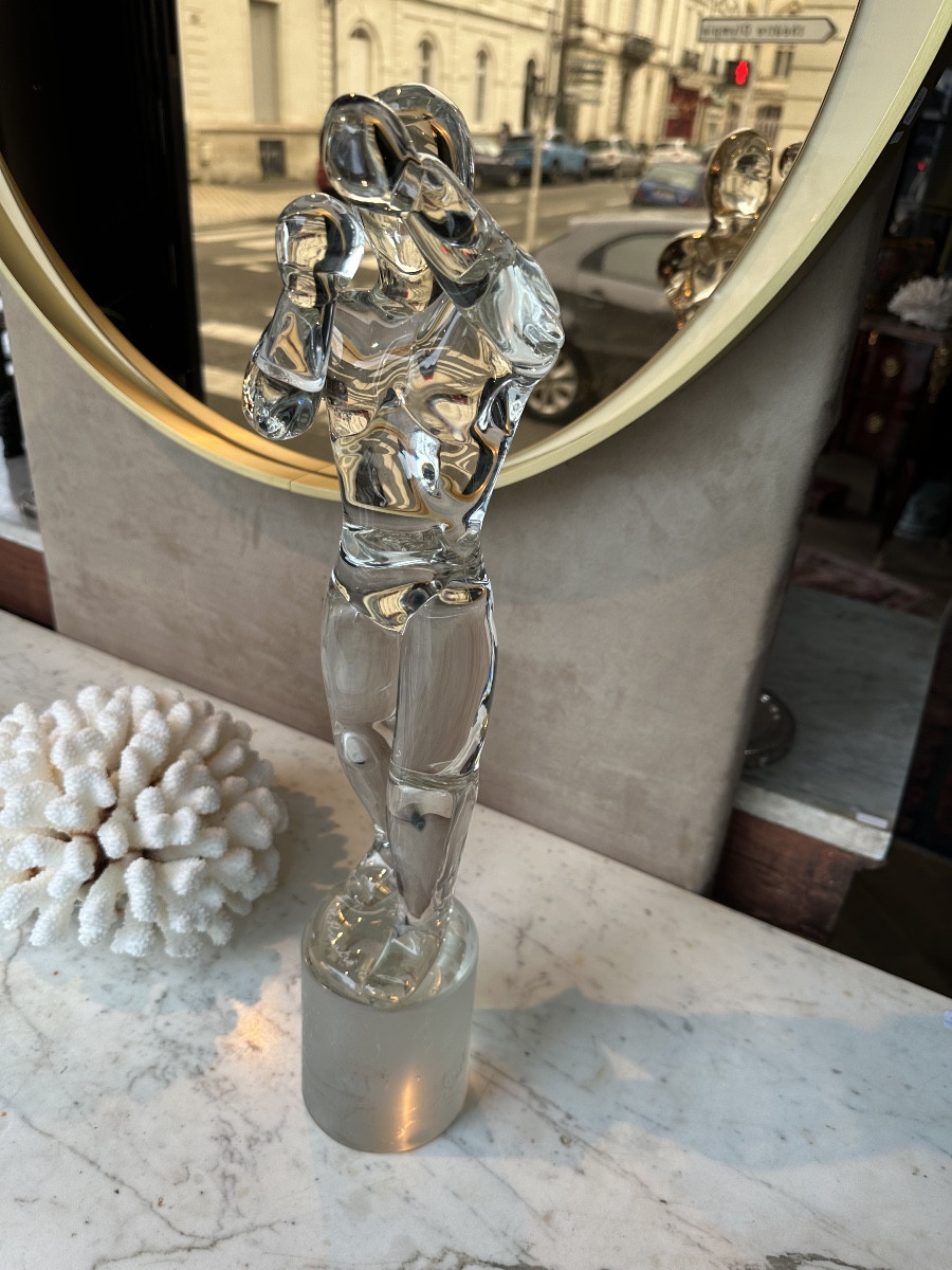 The Boxer Murano Glass Sculpture-photo-2