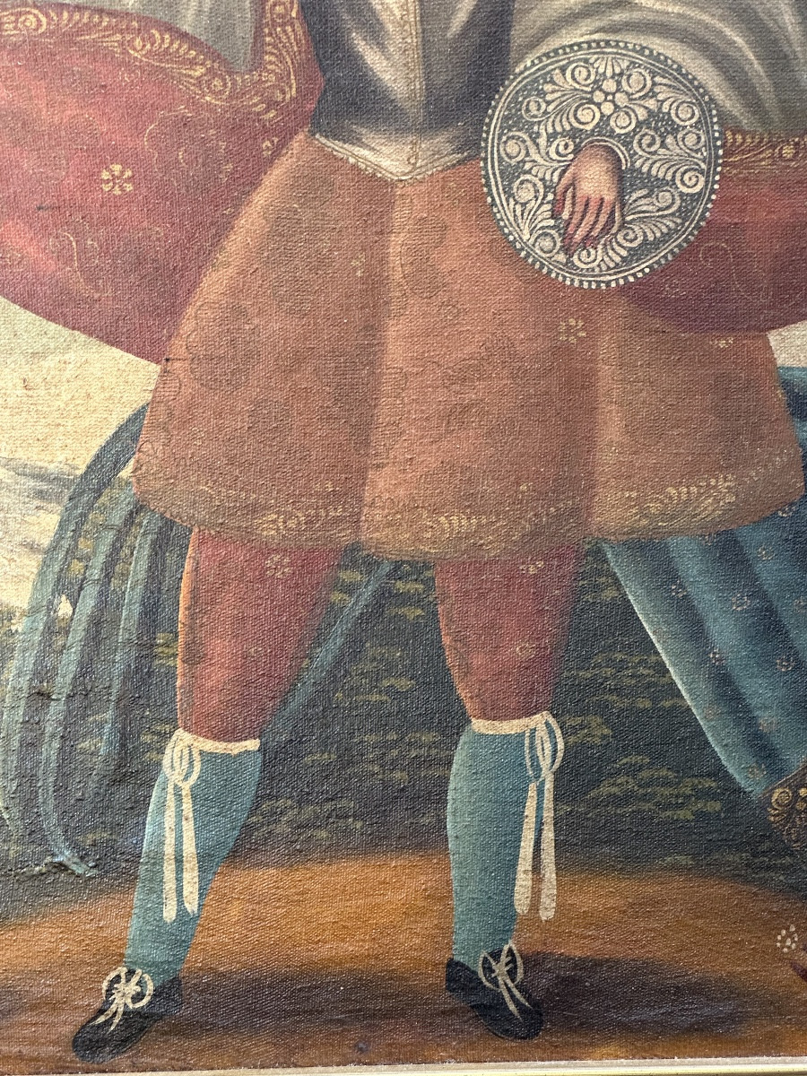 Painting Of An Angel, Cuzco School 19th Century-photo-6