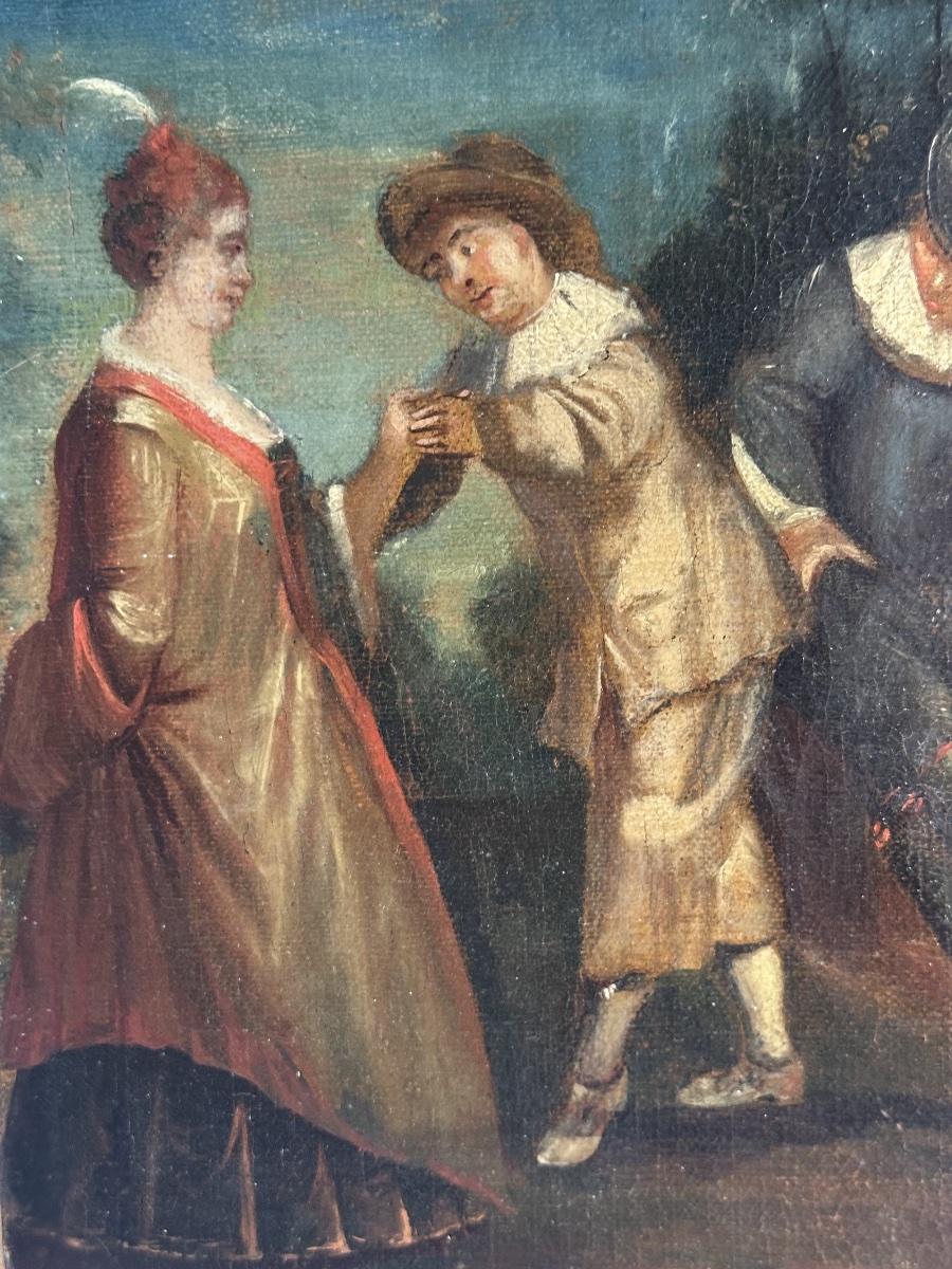 Park Scene, Frolic, Italy, 18th Century -photo-1