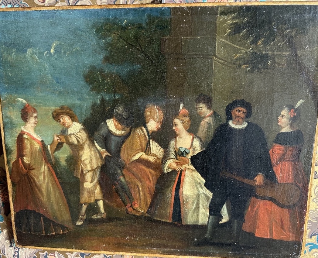 Park Scene, Frolic, Italy, 18th Century 