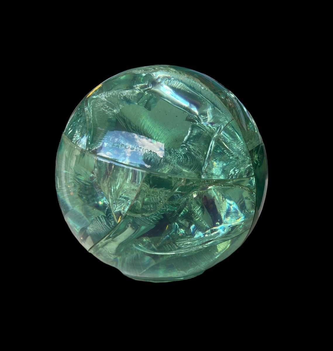 Sphère en Résine Fractal 1970 -photo-2
