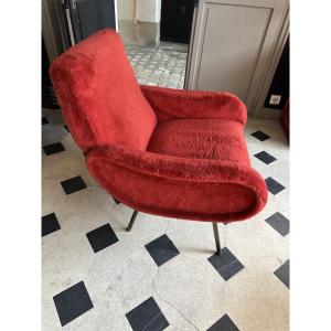 Fauteuil Lady Marco Zanusso  Par Arflex Italie 1960