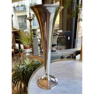  Grand Vase  trompette en argent de Tiffany et Co