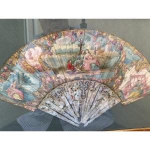 Framed 18th-century Collectible Fan
