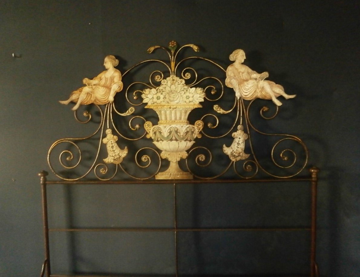 Wrought Iron Bed.