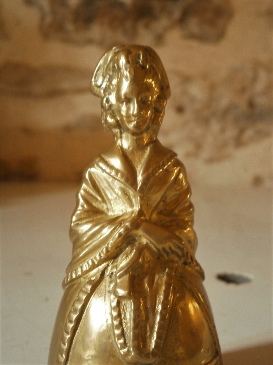 Clochette De Table En Bronze.-photo-4