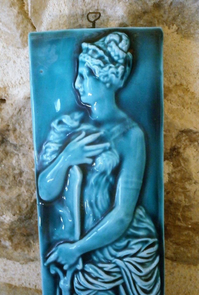 Ceramic By Clement Massier, The Fountain Of The Innocents.-photo-1
