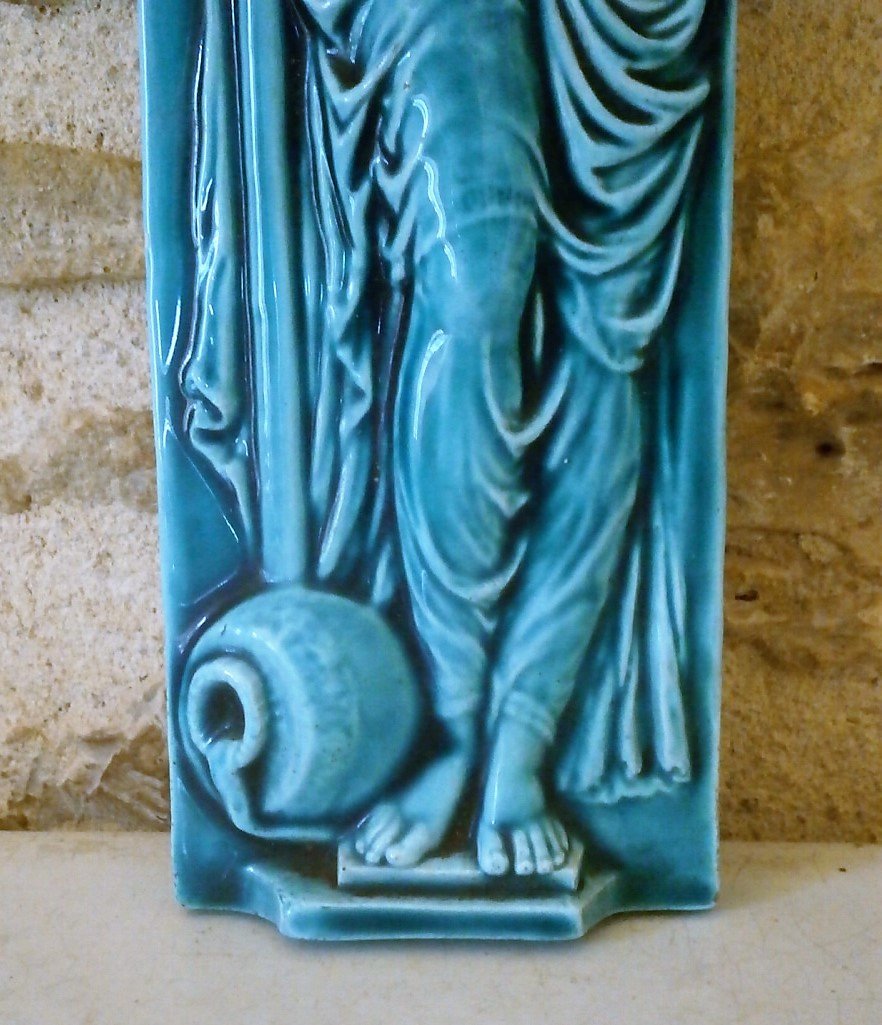 Ceramic By Clement Massier, The Fountain Of The Innocents.-photo-2