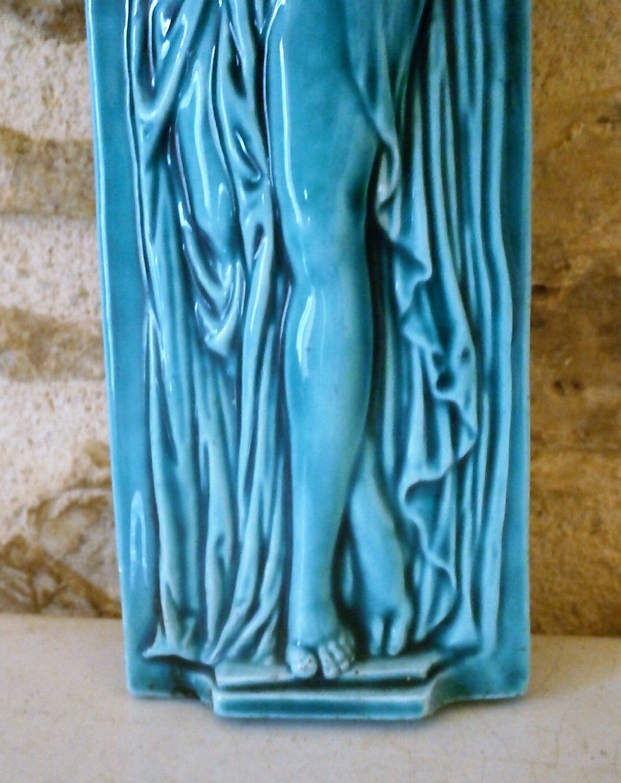 Ceramic By Clement Massier, The Fountain Of The Innocents.-photo-4