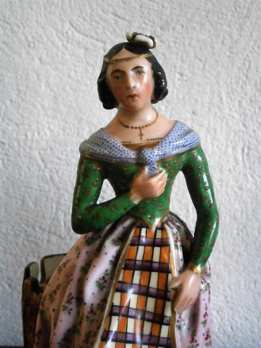 Couple d'élégants En Porcelaine Jacob Petit-photo-4
