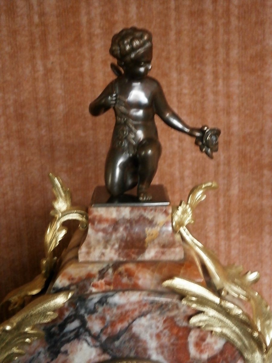 Pendule De Style Louis XV Rocaille.-photo-4
