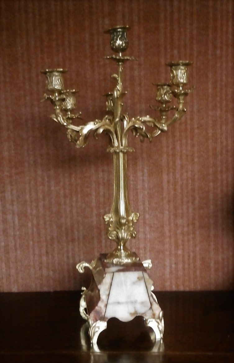 Louis XV Rocaille Style Pendulum.-photo-2