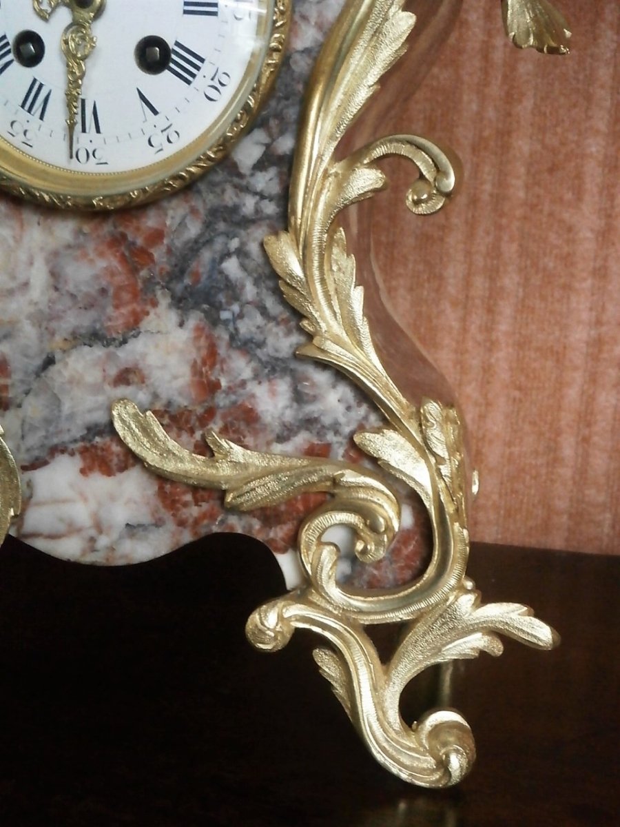 Louis XV Rocaille Style Pendulum.-photo-6