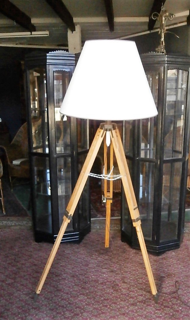 Theodolite Foot Mounted In Lamp.