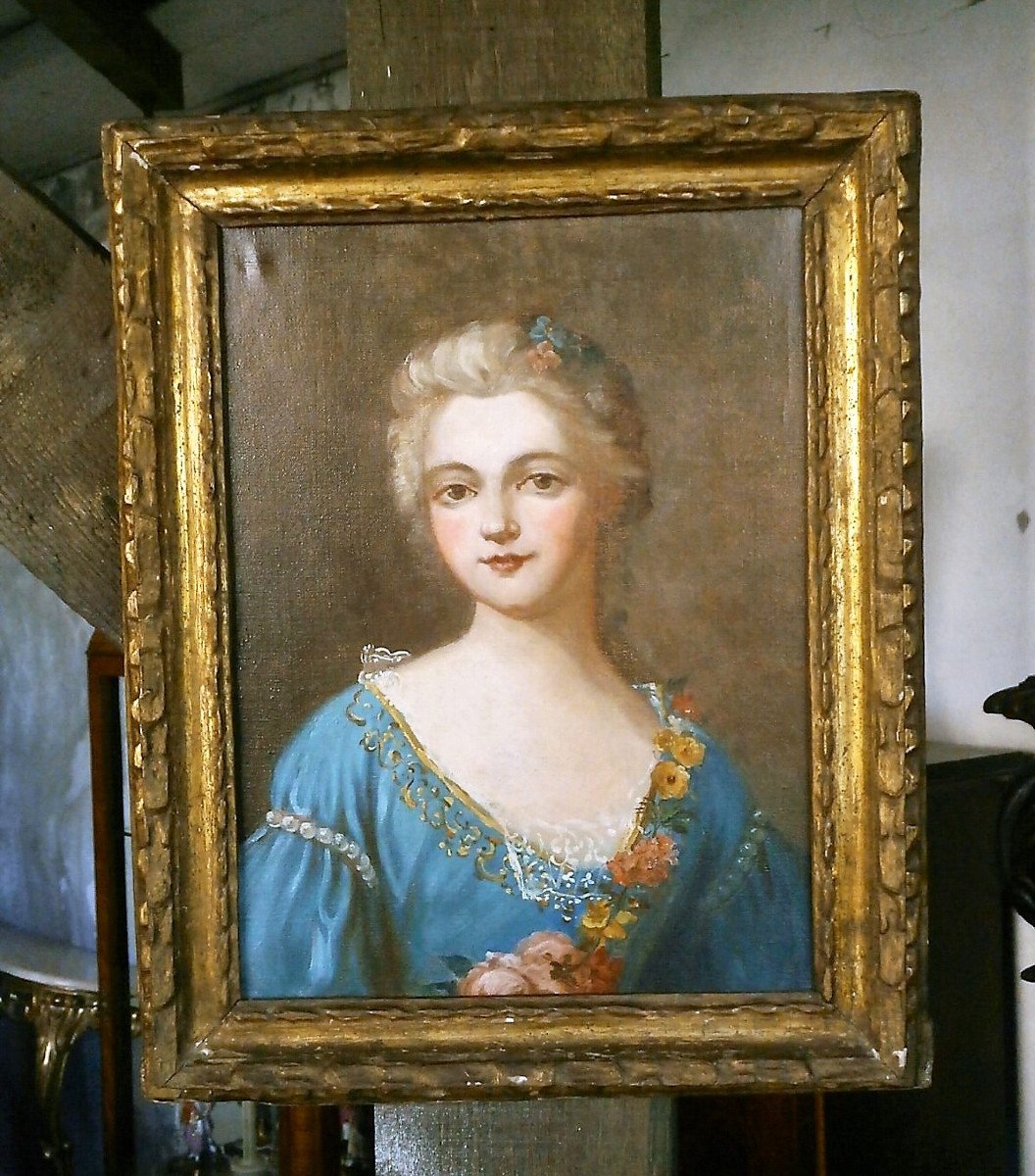 Portrait Oil On Canvas.