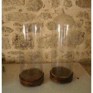 Paire De Globes En Verre Charles x