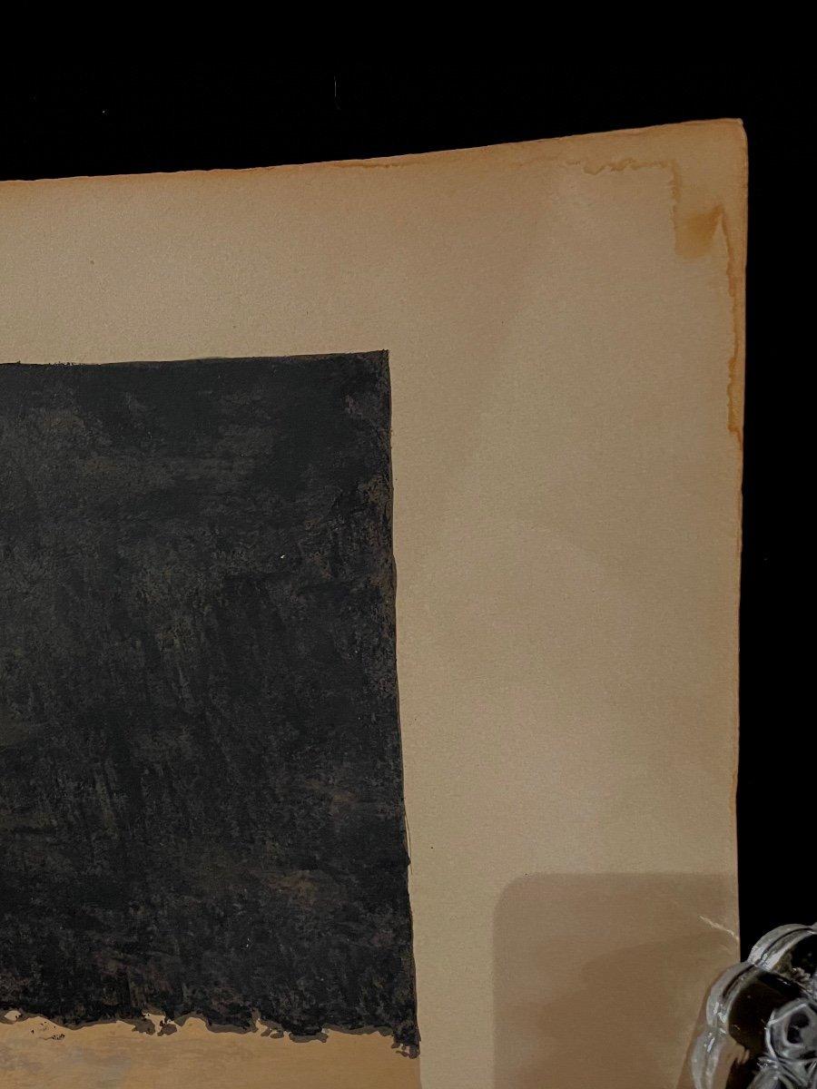Lithographie « barque Sur La Gréve « contresignée   Georges Braque -photo-1