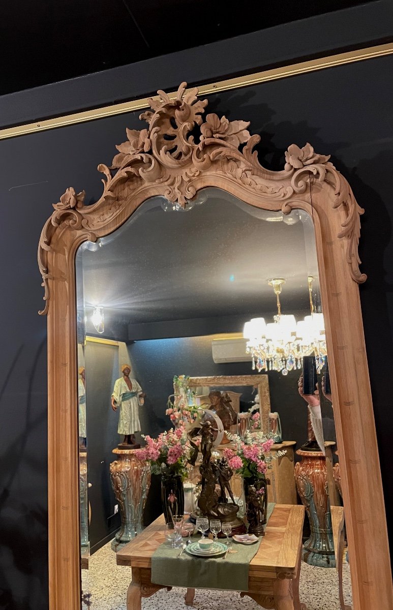 Grand Miroir Et Console Rocaille-photo-4