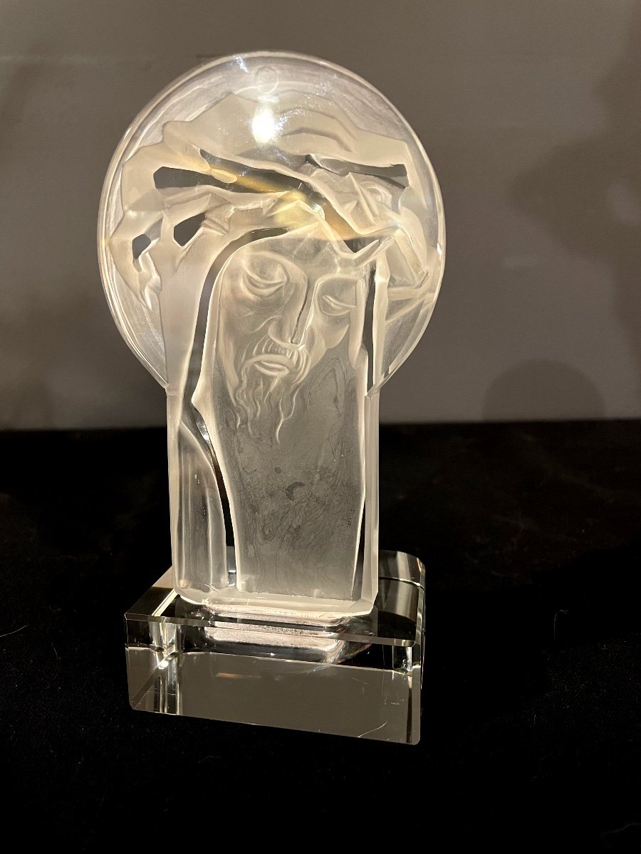 Sculpture Cristal  Jésus -photo-2