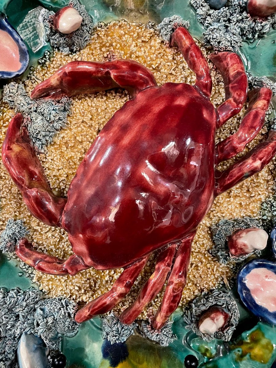 Trompe l'Oeil Crab Dish In The Taste Of Palissy-photo-5