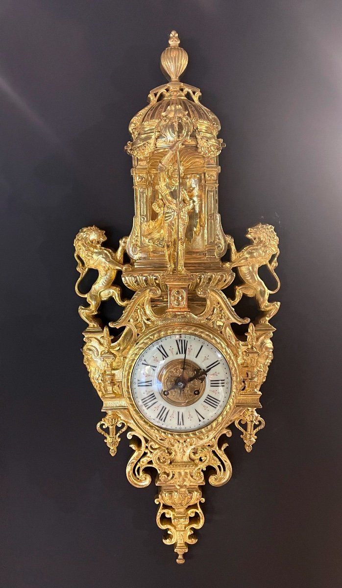 Grand Cartel 19ème Bronze Doré