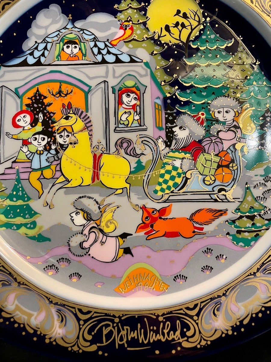 Suite De 12 Assiettes Rosenthal Noël-photo-2
