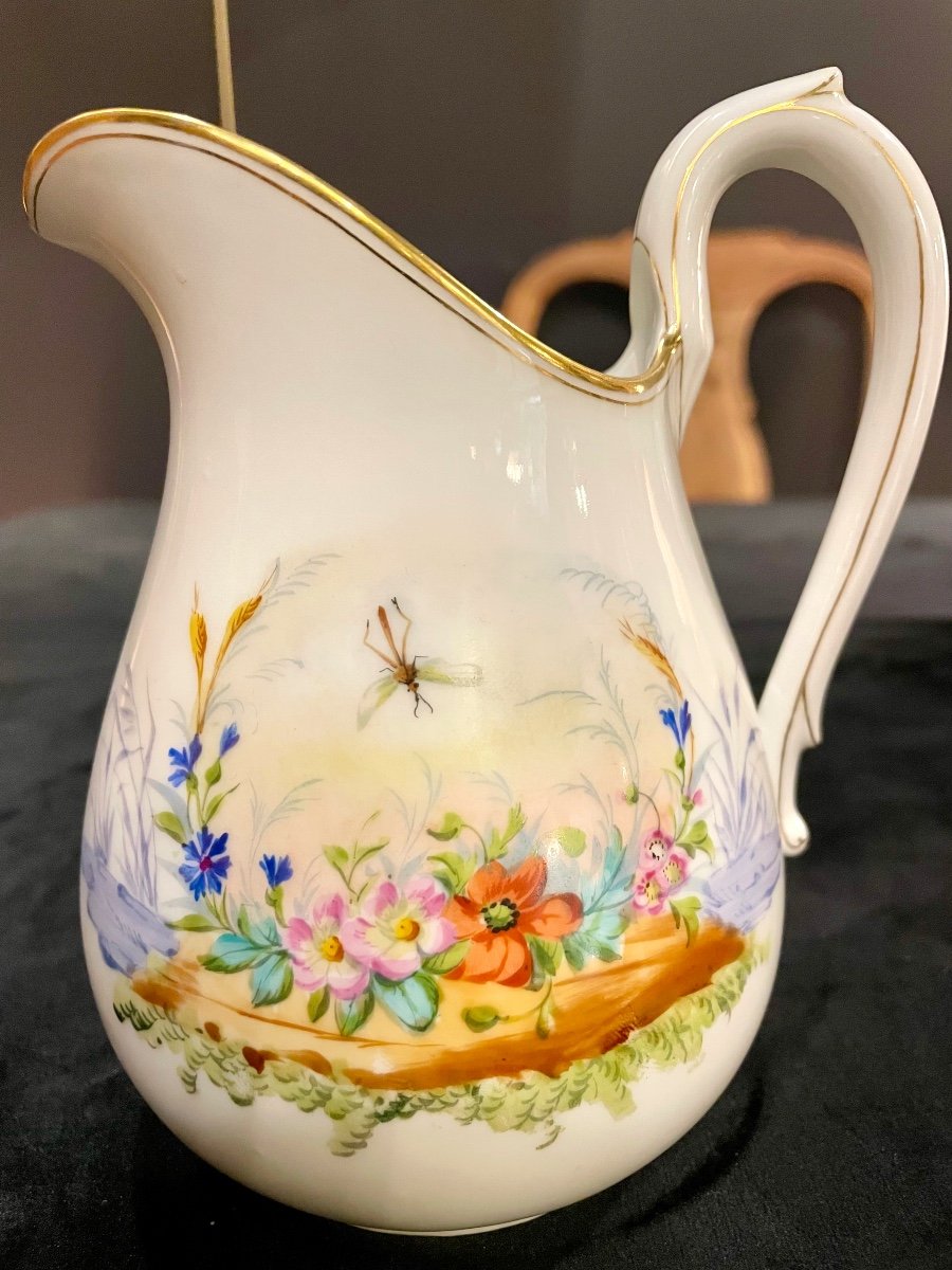 Bucolic Hand Painted Porcelain Coffee Service-photo-6