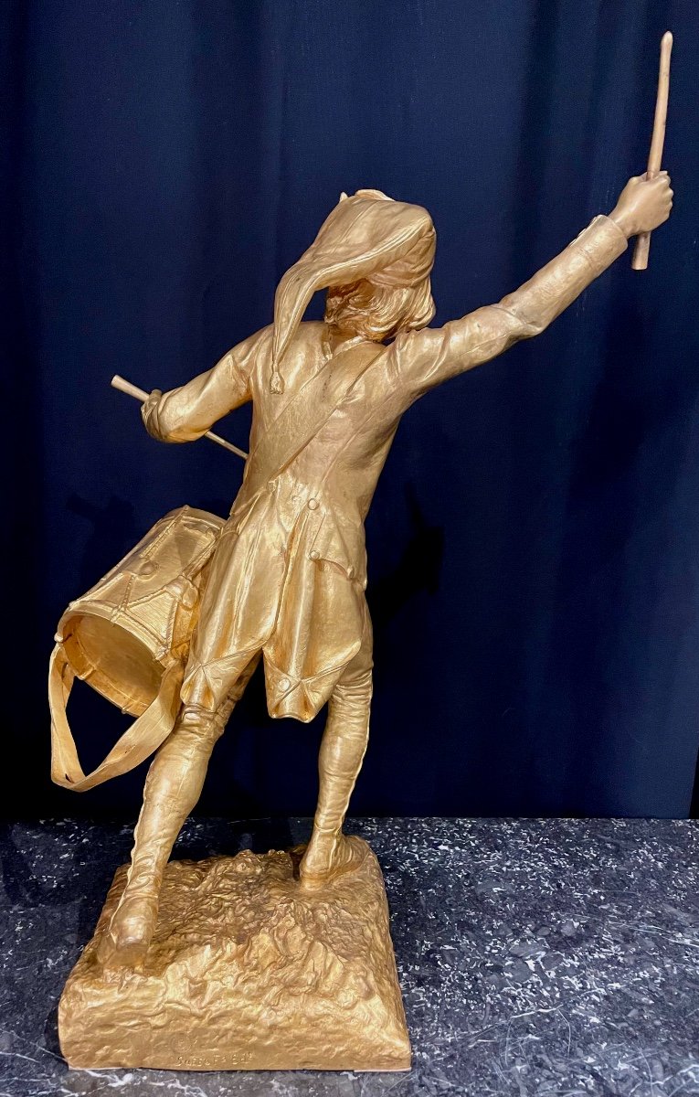 Gilt Bronze Sculpture Signed Fadel And Fondeur Susse Frères.-photo-4