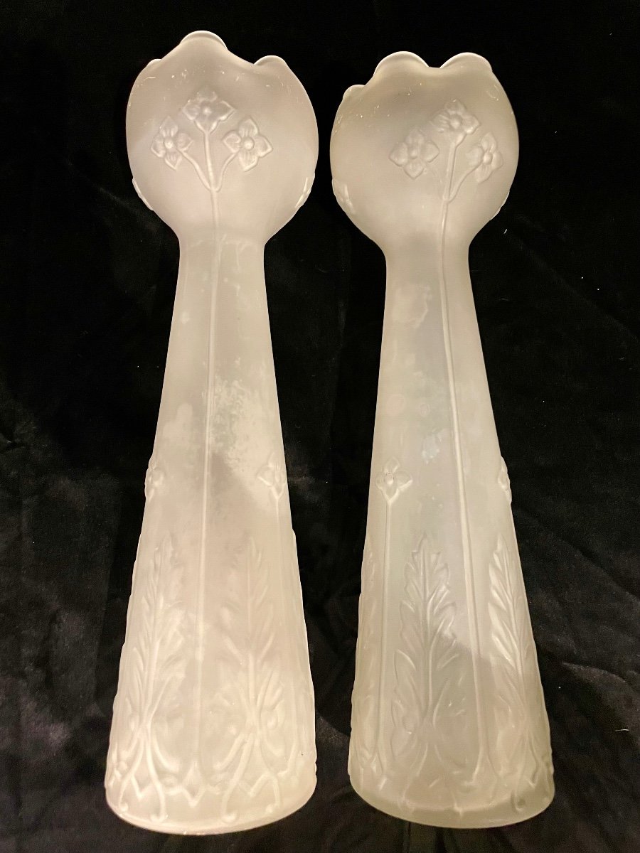 Pair Of Bulb Vases-photo-3