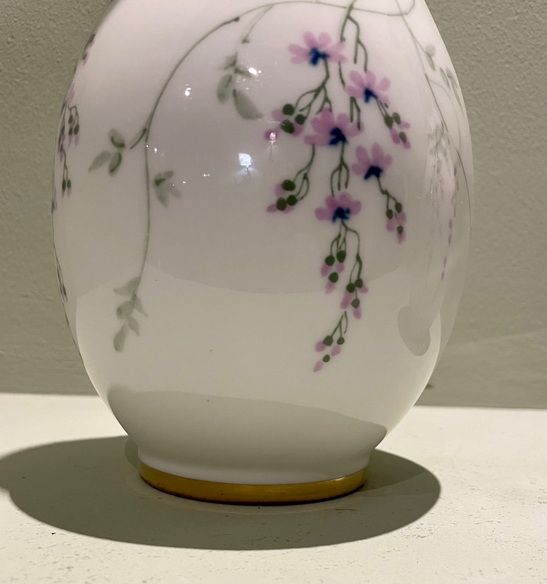 Paires De Vases Porcelaine Limoges Michelaud-photo-5