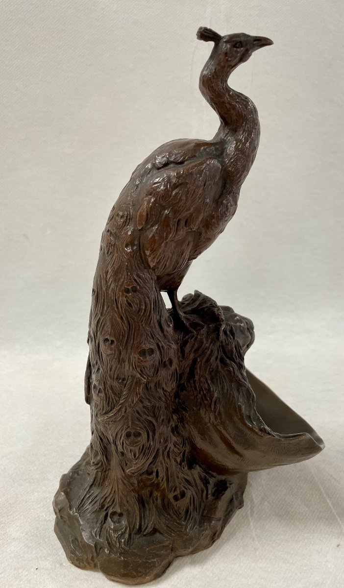 Sculpture Animalière Signé P. Loiseau Rouseau-photo-3