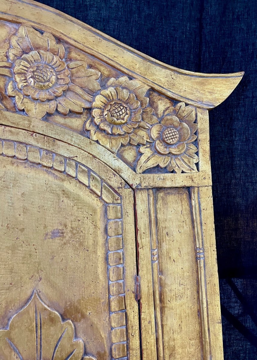 Large Pagoda Mirror With Shutters-photo-4