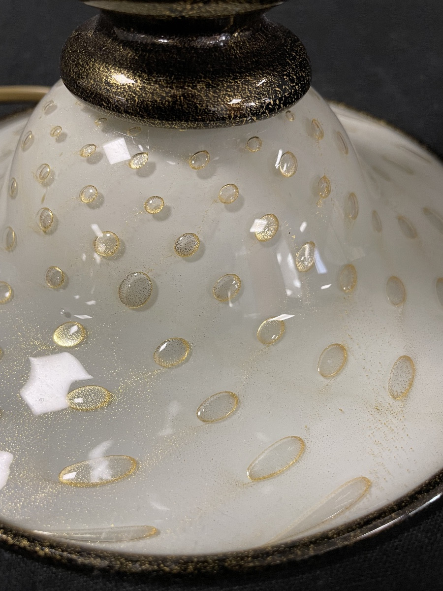 Large Vintage Ovoid Murano Lamp-photo-6