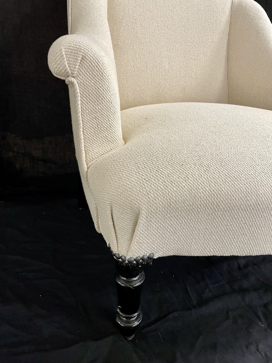 Pair Of Napoleon 3 Armchairs-photo-3