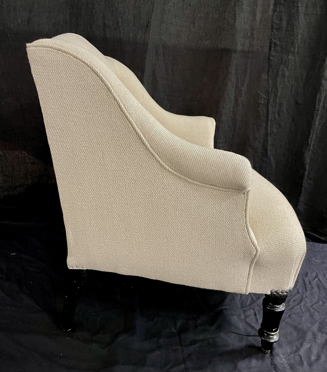 Pair Of Napoleon 3 Armchairs-photo-4