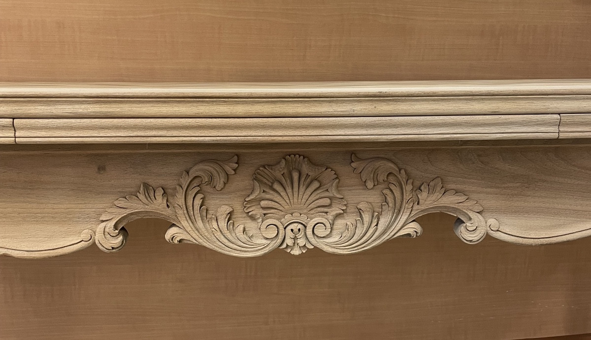 Large Raw Oak Console-photo-2