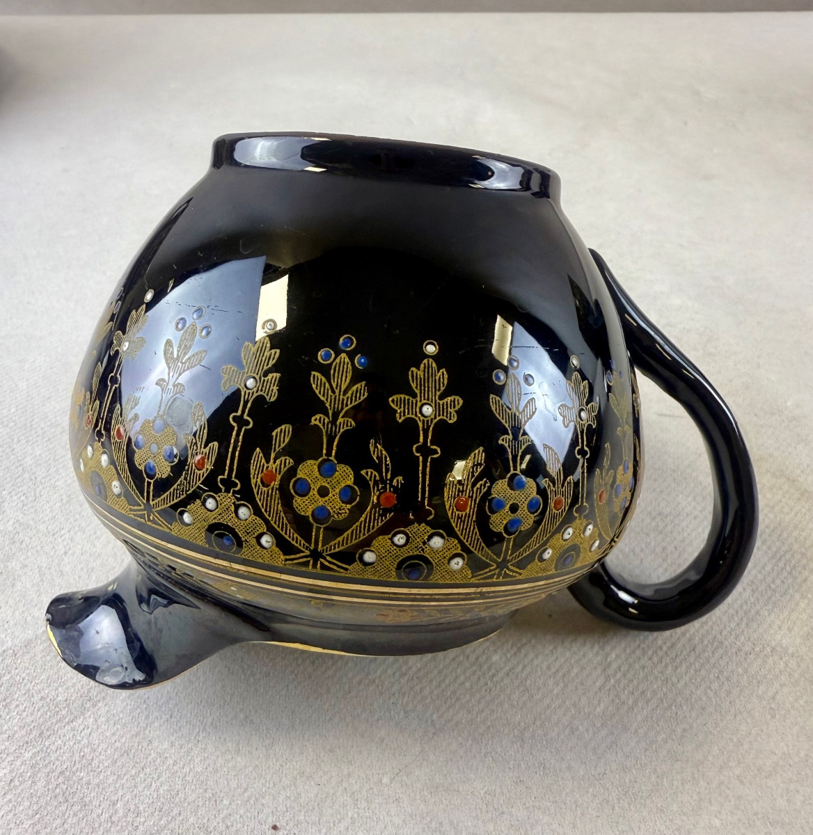 Service Chocolat Sarreguemines bleu nuit-photo-4