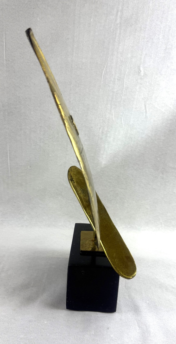 Bronze signé Marshall numéroté « Planche à Voile »-photo-3