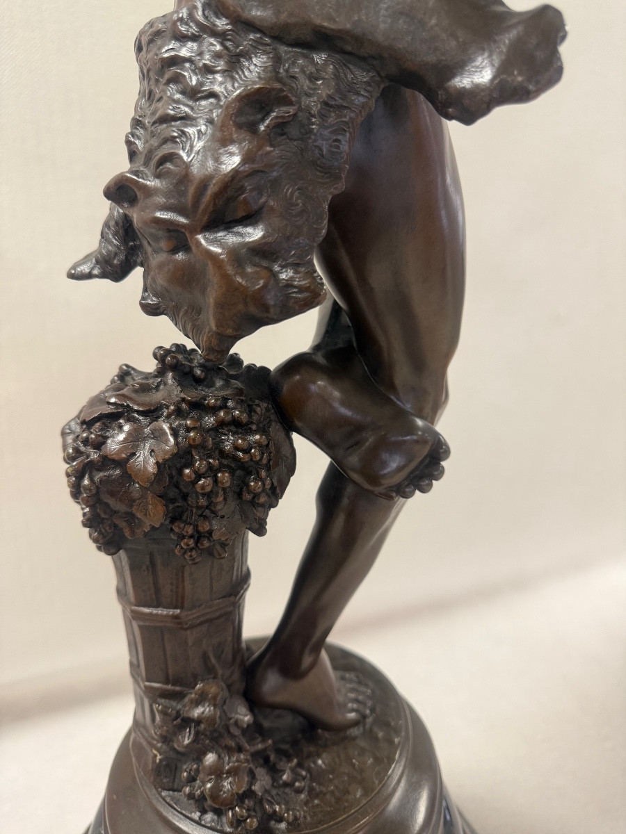 Grande Sculpture Bacchus Bronze-photo-4