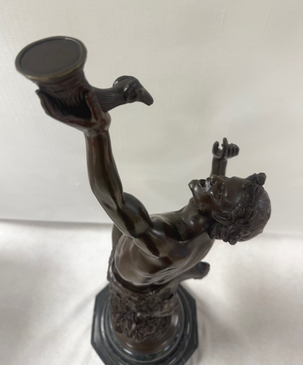Grande Sculpture Bacchus Bronze-photo-2