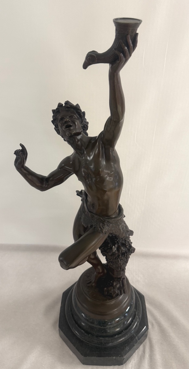Grande Sculpture Bacchus Bronze