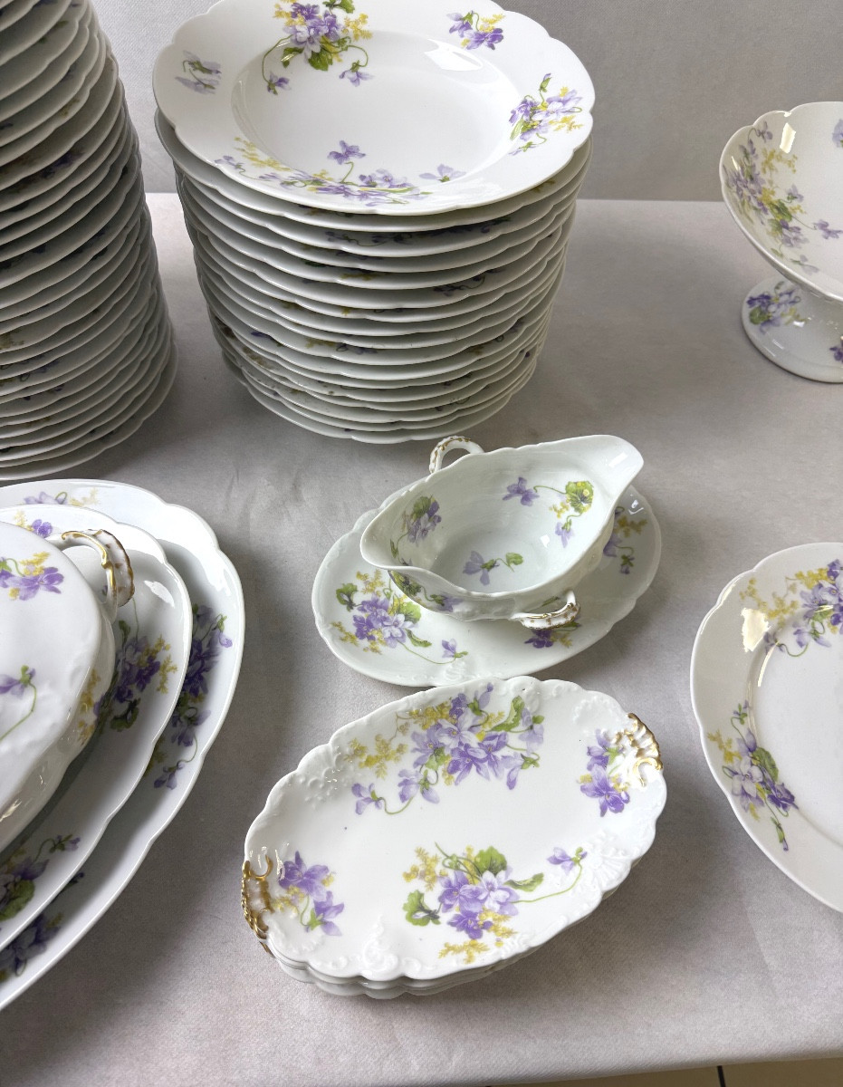 Service de Table Porcelaine Limoges C.Ahrenfeldt  96 pièces-photo-2