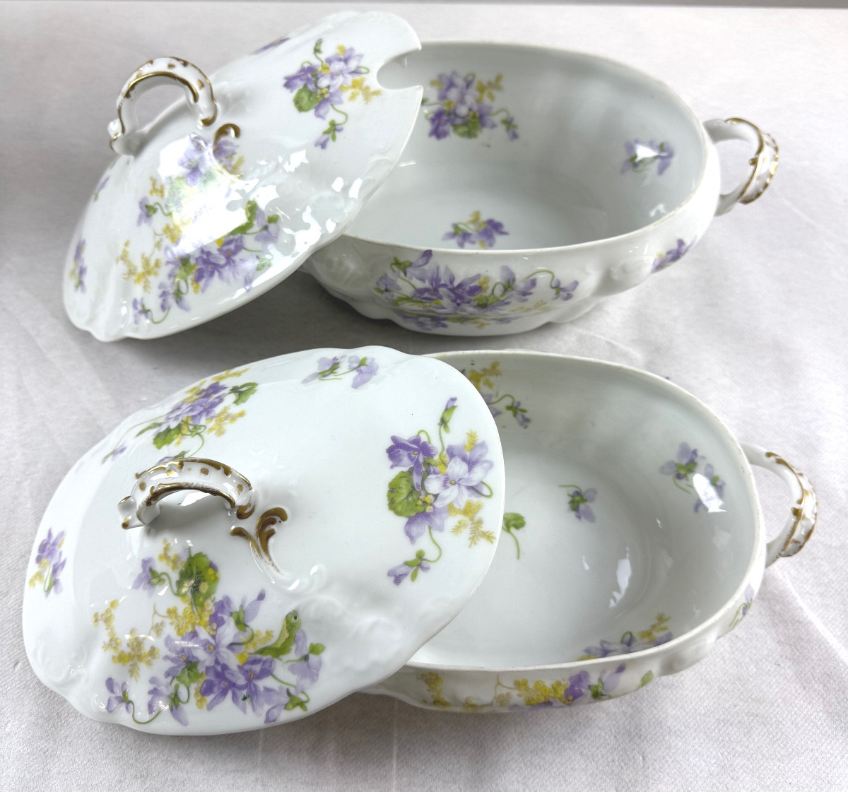 Service de Table Porcelaine Limoges C.Ahrenfeldt  96 pièces-photo-3