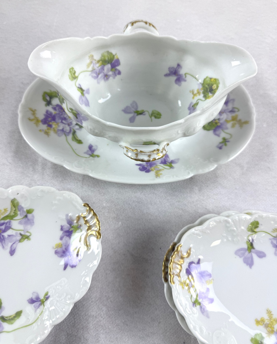 Service de Table Porcelaine Limoges C.Ahrenfeldt  96 pièces-photo-4