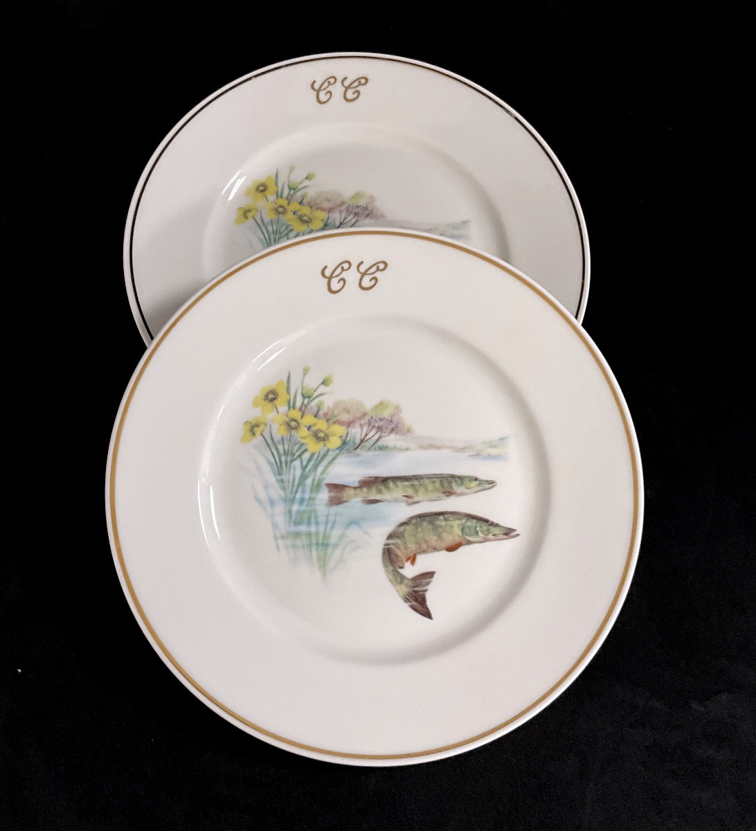 Service 13 pièces Poisson Porcelaine 13 pieces-photo-6