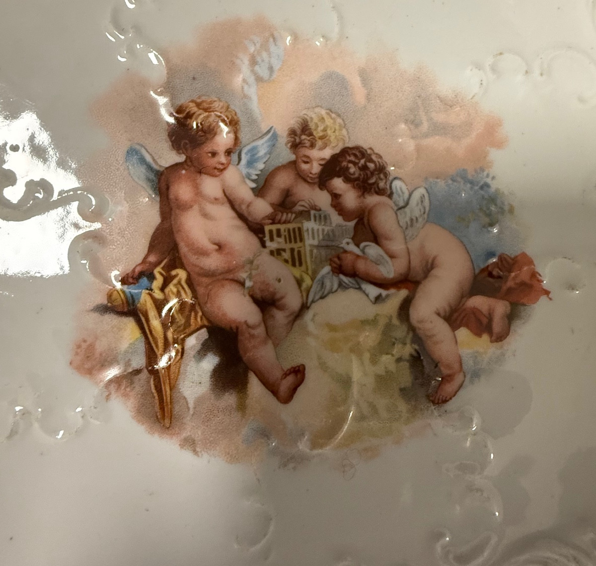 Set Of 10 Napoleon III Porcelain Plates-photo-6
