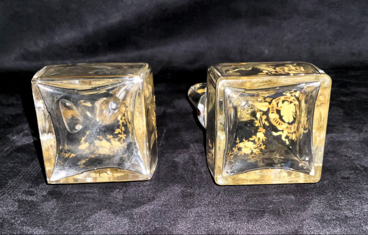 Pair Of Baccarat Cabaret Decanters-photo-1