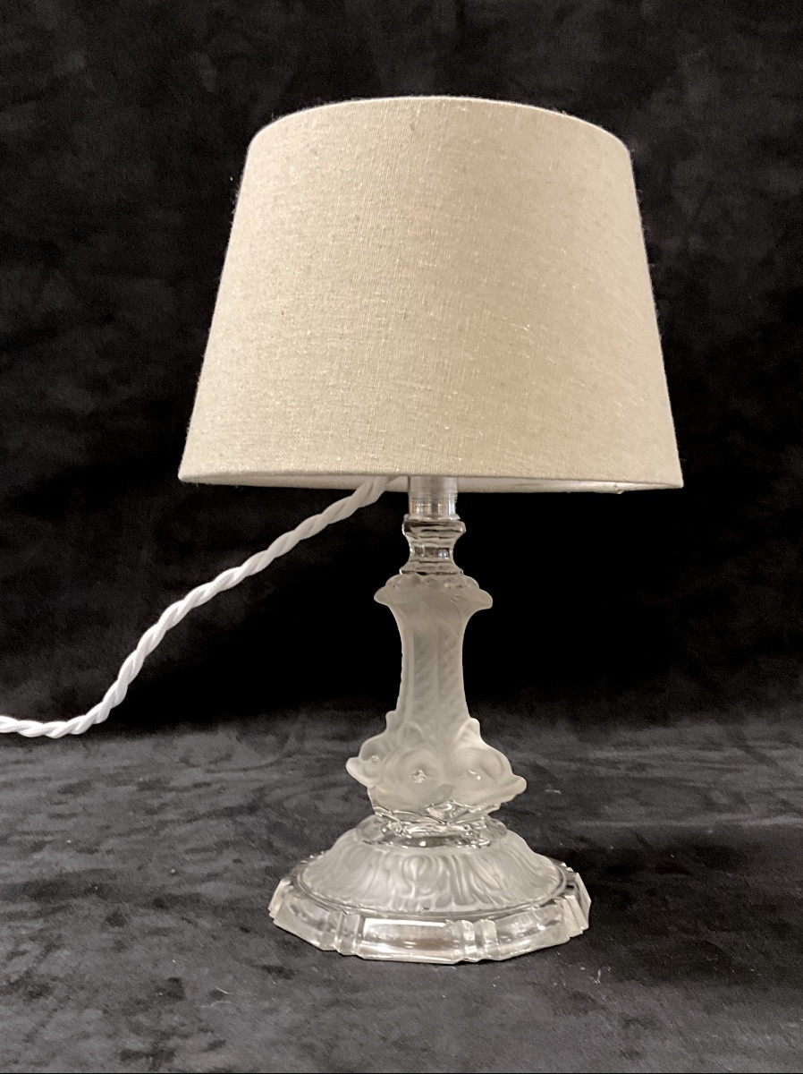 Lampe Cristallerie de Portieux